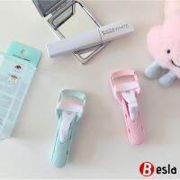 Eyelash Curler Long Lasting Curling Mini Portable Professional Square Head 3D Plastic Eyelash Curler BESLA