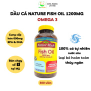 DẦU CÁ NATURE MADE FISH OIL 1200 MG OMEGA-3 300 VIÊN.