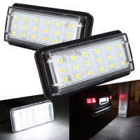 Bochang 2ชิ้นโคมไฟหมายเลขป้ายทะเบียนรถ Led ไม่มีข้อผิดพลาด18SMD LED สำหรับ Toyota J100 Land Cruiser Reiz 4D Lexus อุปกรณ์ LX470