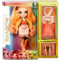 Rainbow Surprise Rainbow High Poppy Rowan - Orange Clothes Fashion Doll เสื้อผ้าตุ๊กตาแฟชั่น สีรุ้ง สีรุ้ง