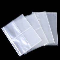 10pcs/lot Standard A5 Binder Sleeves Transparent Photo Album Binder Refill Inner Sleeves Cards Photocard Wholesale