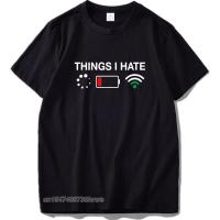 Things I Hate Tshirt Programmer Gamer Computer Nerd Fun Gift Idea T-Shirt Humorous Joke Eu Size Tops Tee