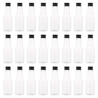 Bottles Juice With Bottle Empty Reusablesmall Mini Long Neck Water Caps Plastic Containers Sample For Glass Smoothie Cap