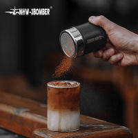 MHW-3ER สแตนเลสสตีลช็อกโกแลต Shaker น้ำตาลผงแป้งโกโก้กาแฟ Sifter Shakers พร้อมฝาครอบสำหรับ Barista Tool