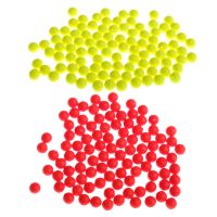 ✵ 50 / 100pcs Fishing Floating Bobbers Drift Ball Fluorescent Foam Strike Indicator Buoyancy Fishing Float Bobber Fishing Access