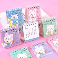 FANRI Kawaii เครื่องประดับตกแต่งความคิดสร้างสรรค์อุปกรณ์การเรียนพกพาได้นักเรียนเครื่องเขียนแผนปฏิทินตั้งโต๊ะตารางเวลาปฏิทิน2022