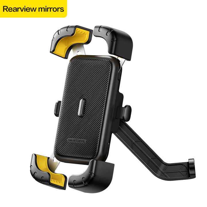 smartdevil-รถจักรยานยนต์ที่วางโทรศัพท์มือถือสำหรับ-iphone-huawei-xiaomi-360-rotation-adjustable-universal-multifunctional-bicycle-phone-holder