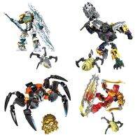 Baernongyeyyou ซึ่ง708 1-3 70787-79790 Onua Kopaka Lord Tahu Master ไฟ Bionicle Building Blos ใช้ได้กับเลโก้
