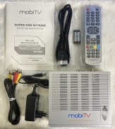 Bộ đầu thu DVB T2 mobiTV + anten ngoài trời +15m dây cáp