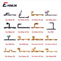 ปุ่มเปิดปิดสวิตช์ปิดเสียงปุ่มควบคุมปุ่มปรับระดับเสียงเฟล็กซ์สำหรับ Huawei Honor View 10เมท20 X P20 Pro Lite ชิ้นส่วน8X