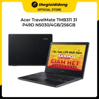 Trả góp 0% - Laptop Acer TravelMate TMB311 31 P49D N5030/4GB/256GB/11.6