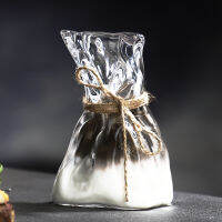 Funny Origami Wine Glass Juice Glasses Bar Glassware Art Vase Shaped tail Glasses Perfect Gift for Bar Decoration