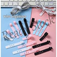 【Ready Stock】 ✳►❆ B40 FEELING ?Multipurpose Desktop Phone Cable WinderCord Cable WrapCable TiesCable ManagementEarphone Cable OrganizerSilicone Wire Holder