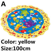 2021Kids Sprinkler Play Pad Mat Outdoor Lawn Beach Sea Animal Inflatable Water Spray Water Games Beach Mat Cushion Activity Toys