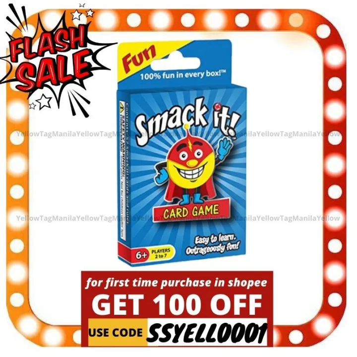 【Local Stock】 ⚡Smack It Card Game for Kids Educational⚡ Lazada PH