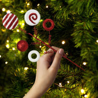 [Newkits] Christmas Candy Pick Tree Pendant Christmas Candy Cutings ของขวัญปีใหม่ Xmas Party Supplies สาขาประดิษฐ์