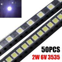 ชิปลูกปัด LED SMD LED ไดโอด150lm 2W 3535ไฟด้านหลังทีวี6V ทนทาน