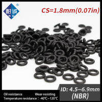 Like 2023】50PCSlot Rubber Ring NBR SeAlibabang O-Ring CS1.8mm Thickness ID4.54. 8755.35.566.36. 76. 9mm Nitrile ORing Seal Gasket Washers