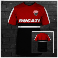 2023 NEW Ducati (สต็อกเพียงพอ) Monster Hypermotard Motor diavel Racing Mens T-Shirtคุณภาพสูง size:S-5XL