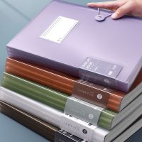 Office Briefcase Students Receipt Holder Test Paper Paper Organizer Documents Clip Loose Leaf Binder A4 File Folders