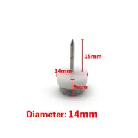 แผ่นรองพื้นขา30เก้าอีหุ้มหนังสำหรับเล็บแบบ Diy แผ่นป้องกันพื้นกันลื่นแผ่นรองขาเฟอร์นิเจอร์เก้าอี้โต๊ะ14มม./17มม./20มม./22มม./24มม./28มม.