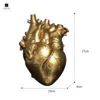 HAYD กระถางปลูกต้นไม้แบบสร้างสรรค์แจกันรูปหัวใจจำลองอวัยวะทางกายวิภาคของประดับกระถางดอกไม้สำหรับฮาโลวีนในบ้านใหม่