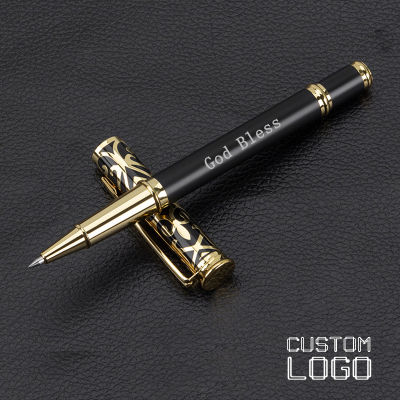 Light Luxury Printed Metal Ball Point Pen Business Anniversary Gift Signing Pens Engraving Logo School Office Stationery