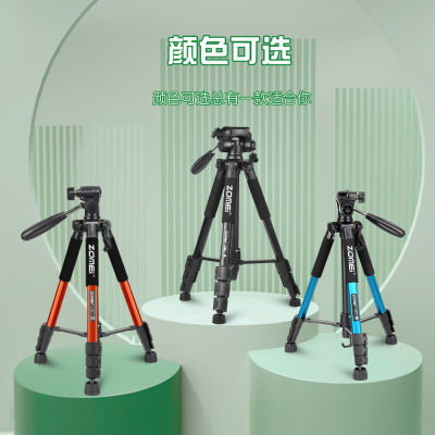 ขาตั้งกล้อง Zhuomei กล้องถ่ายรูปที่วางโทรศัพท์กล้องมือถือ SLR ขั้วหลอดไฟสามเหลี่ยมพกพา Q111เติมเต็ม Zlsfgh