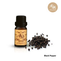 Aroma&amp;More  Black Pepper Essential oil น้ำมันหอมระเหยพริกไทยดำ 100 % India ขนาด  5/10/30/100ML