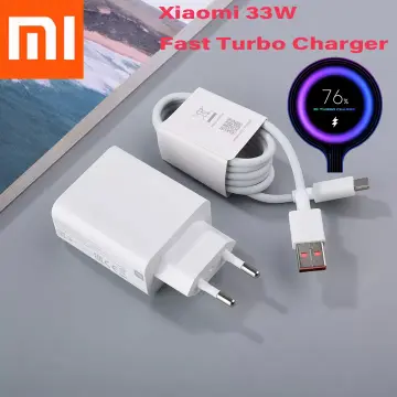 Xiaomi 33w Original Turbo charger Fast Charge Eu Adapter 6A Usb C Cable for  POCO X5
