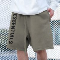 UWDF FOG FEAR OF GOD double line ESSENTIALS shorts high street casual sports shorts mens loose fashion