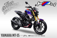 สติ๊กเกอร์แต่งลาย รถ Yamaha MT-15 ลาย HP4