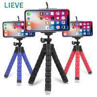 LIEVE  Mini Flexible Sponge Octopus Tripod for iPhone Samsung Xiaomi Huawei Phone Smartphone Tripod for Gopro 9 8 7 Camera Selfie Sticks