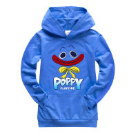 POPPY PLAYTIME เสื้อสเวตเตอร์เด็กน่ารัก2-16ปี,แขนยาวเด็กผู้ชายมีฮู้ดเด็กในฤดูใบไม้ร่วงมีกระเป๋าเด็กหญิงเด็กชายผ้าฝ้าย65% + 0000ใยโพลีเอสเตอร์35%