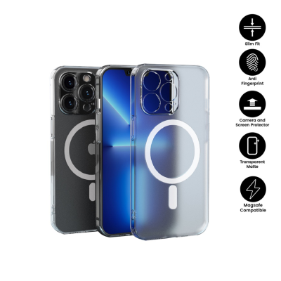 Apple iPhone 14 Plus/ 14 Pro Max/ 13 / 13 Pro/ 13 Pro Max X-One Drop Guard Case Matte Glass (MagSafe Edition)