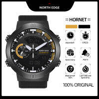 NORTH EDGE HORNET 2022สมาร์ทวอทช์มาตรวัดความเร็ว,นาฬิกาอัจฉริยะเรืองแสงอัตโนมัติกันน้ำได้50เมตรเวลาโลกปุ่มโลหะเหมาะสำหรับกีฬากลางแจ้งไตรกีฬา