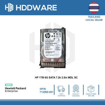 HP 1TB 6G SATA 7.2k 2.5in MDL SC // 713842-B21 // 713969-001