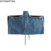 ✓ KEYANKETIAN Women Waist Corset Wide Denim Slimming Body Belts Elastic Waistband Adjustable Ceinture Femme Fajas Dress Girdle