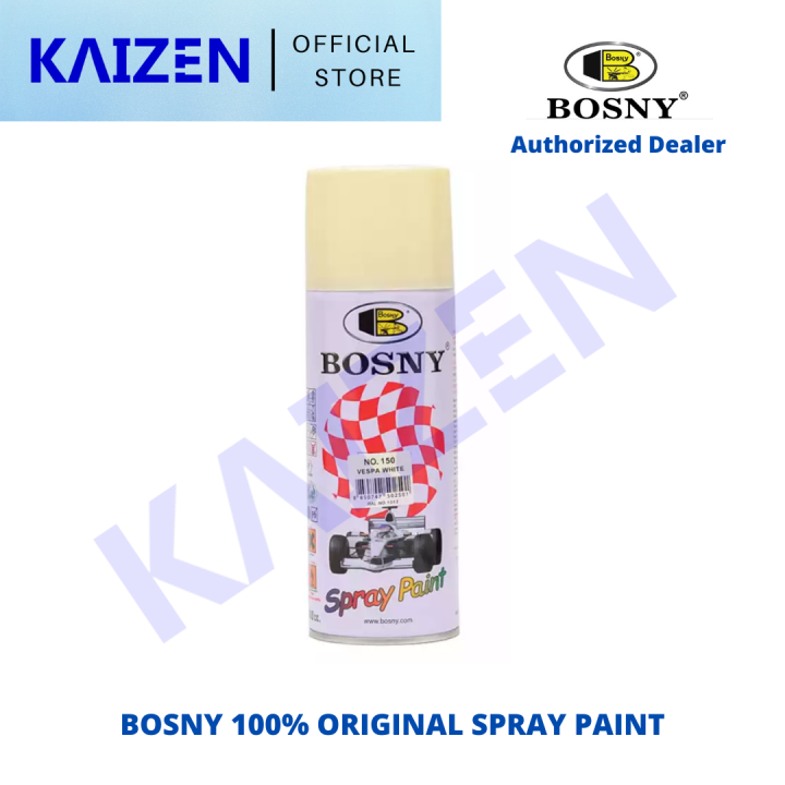 150 VESPA WHITE BOSNY SPRAY PAINT ORIGINAL Lazada PH