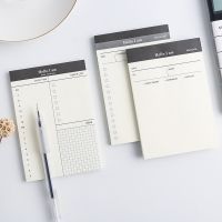 ✱❀ Creative Daily Schedule Memo pad To Do List Time Sticky note Schedule planner stickers Office School Supplies Korean Stationery