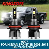 2Pcs LED Headlight 9007 Car Light 26000Lm 110W 6000K CSP Chip White Hight Low Beam Bulbs Kit For Nissan Frontier 2005-2018