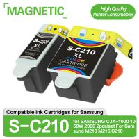 S-M210/M215 black S-C210 color Compatible ink cartridge for SAMSUNG CJX-1000 1050W 2000 2pcs/set For Samsung M210 M215 C210 Ink Cartridges