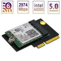 M.2กุญแจ Ngff อะแดปเตอร์ PCI ขนาดเล็กครึ่งหนึ่งสำหรับ Wifi6 Ax200 9260 8260การ์ด7265และรุ่น Y510p