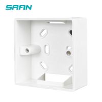 SRAN External Mounting Box 86mm*86mm*35mm for 86mm*86mm Standard Switches and Sockets Apply For Any Position of Wall Surface Electrical Circuitry  Par