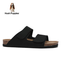 Hush Puppies_รองเท้าผู้ชาย รุ่น DOUBLE STRAPE HP PHSFQ6221A - สีดำ รองเท้า รองเท้าแตะ  บัญชีผู้ใช้นี้เป็นส่วนตัว Velcro Men Slides