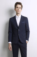 LTD เสื้อเบลเซอร์คอปกป้าน ผู้ชาย สีกรมท่า | Notch Lapel Blazer | 03463