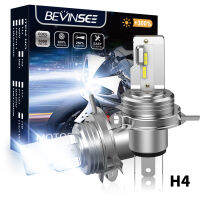 Bevinsee H4 LED Moto Light 30W 6500K White HiLow Beam Motorcycle Headlight Bulbs For Vespa GTV 250 IEGTS 250 300 IEGT 125