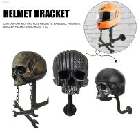 ✤❀○ Motorcycle Helmet Rack Helmet Holder Skull With Beard-Helmet Rack Wall Mount Helmet Display Stand Luggage Hook Jacket Hanger