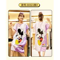 Plus Size Pyjama Cartoon Pyjamas Baju Tidur Wanita Cartoon Sleepwear Nightwear Sleeping dress Pyjama Wanita