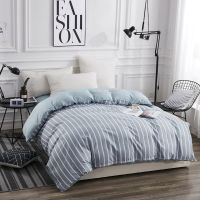 SlowDream Blue Bedspread Nordic Bedding Set Bed Flat Sheet Double Duvet Cover Set Bed Linens Euro Pillowcases 34pcs Double Set